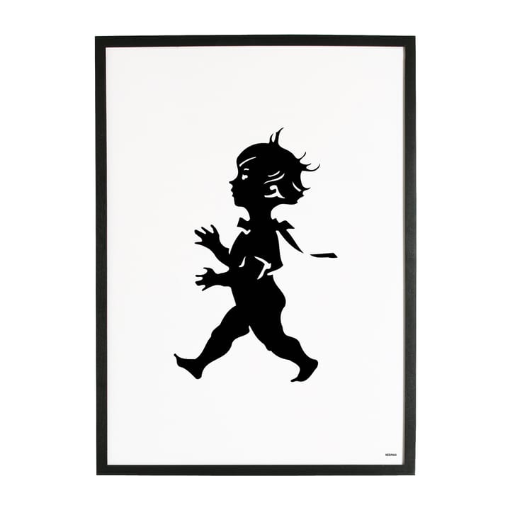 Solstickan poster 50x70 cm - Vit - Solstickan Design