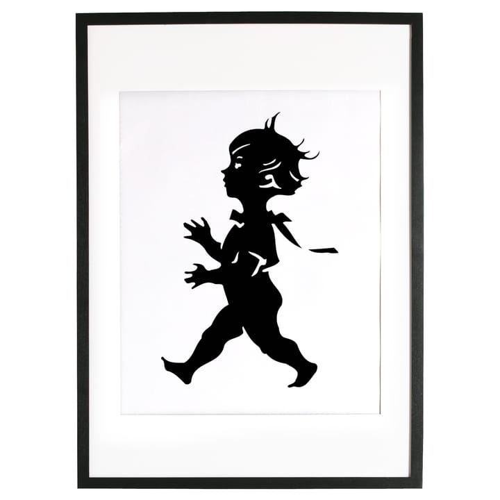 Solstickan poster 50x70 cm, Vit Solstickan Design