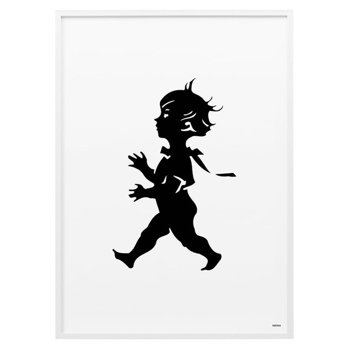 Solstickan poster 50x70 cm, Vit Solstickan Design