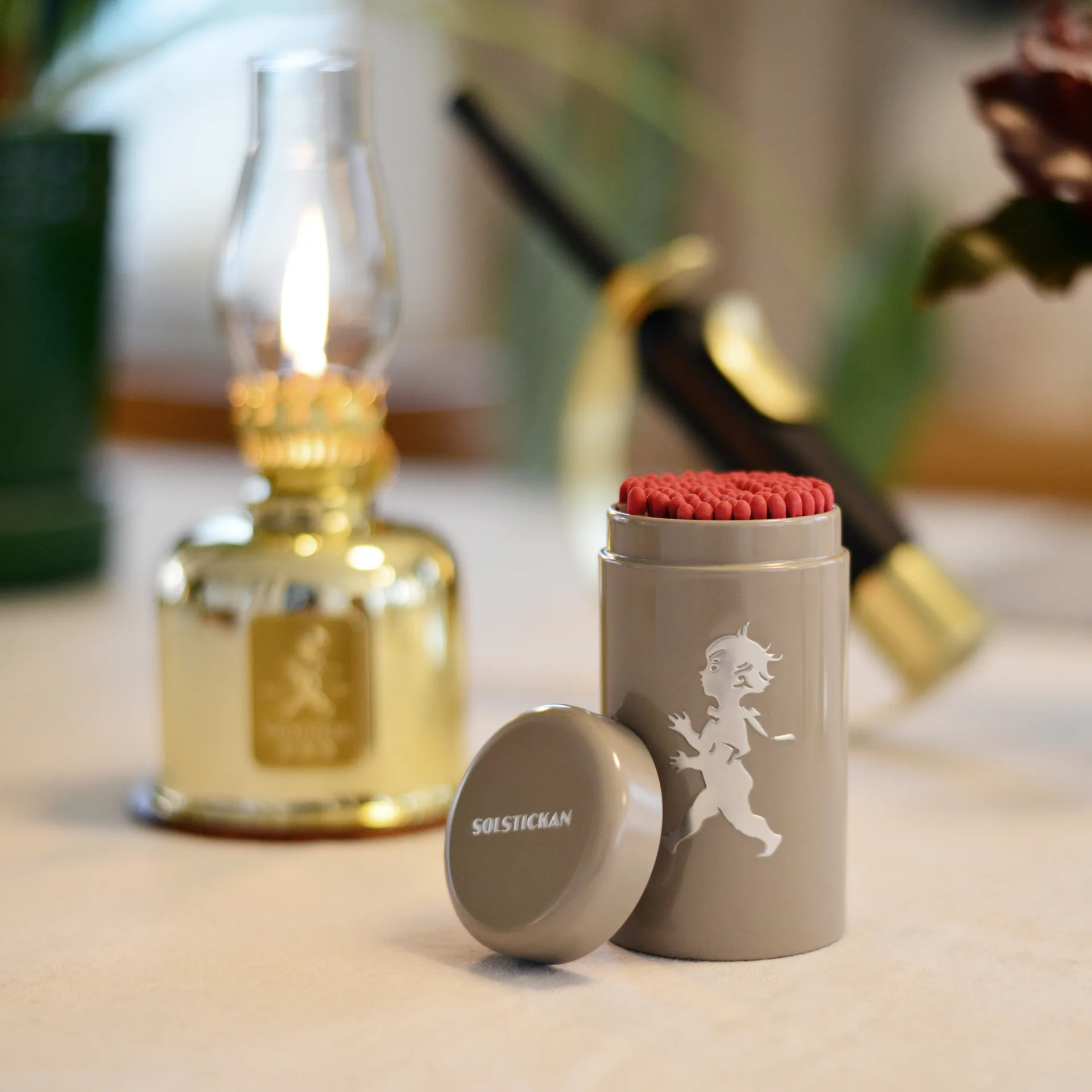 Solstickan tändsticksrör 100-pack, Sand Solstickan Design