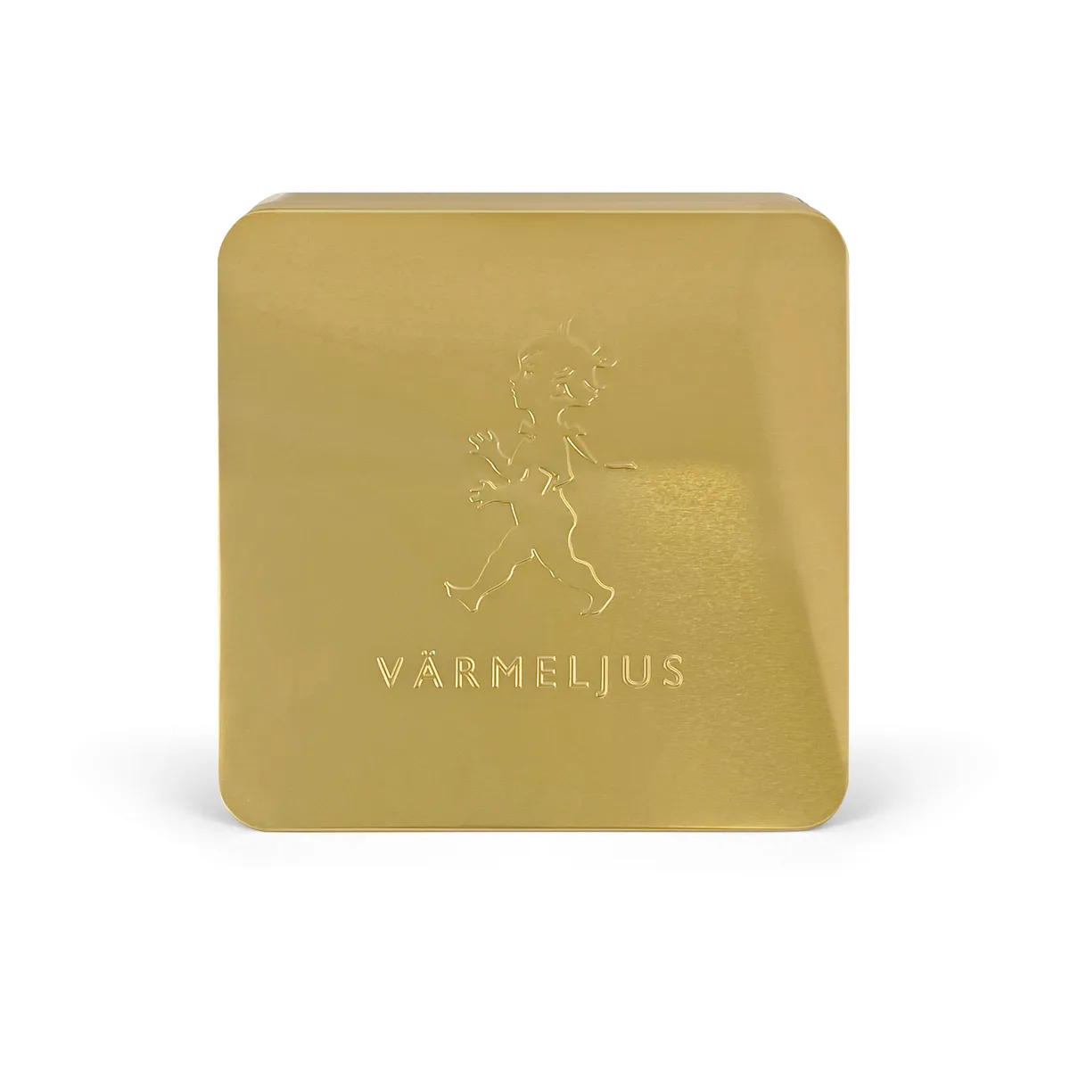 Solstickan Design Solstickan värmeljuslåda 21x21 cm Guld