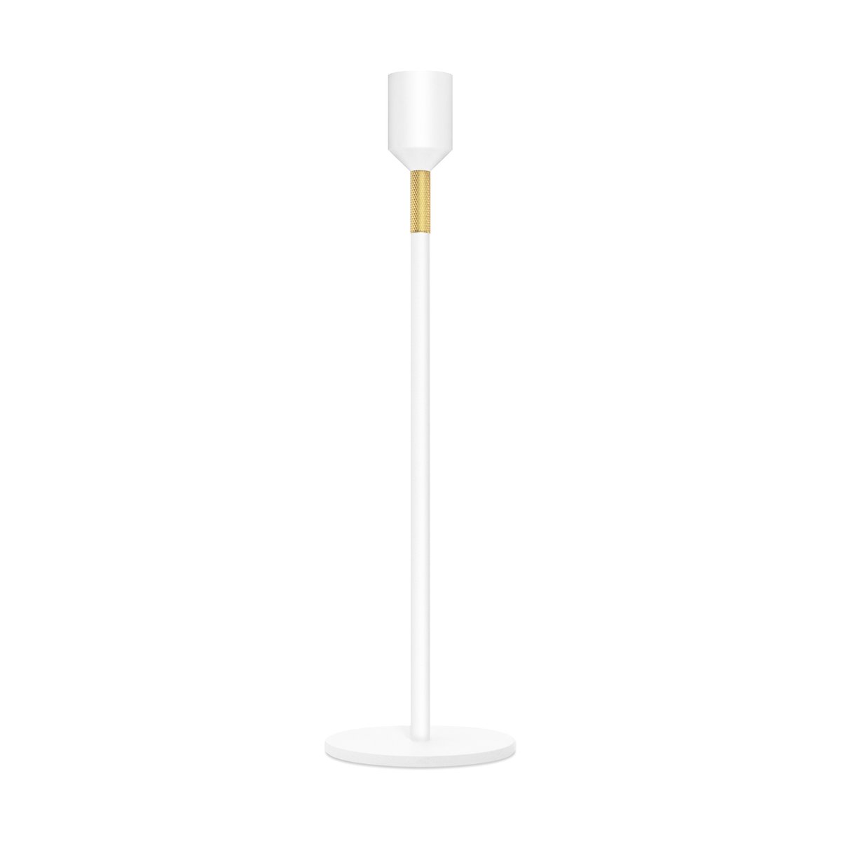 Solstickan Design Three Stars ljusstake M 27 cm Vit