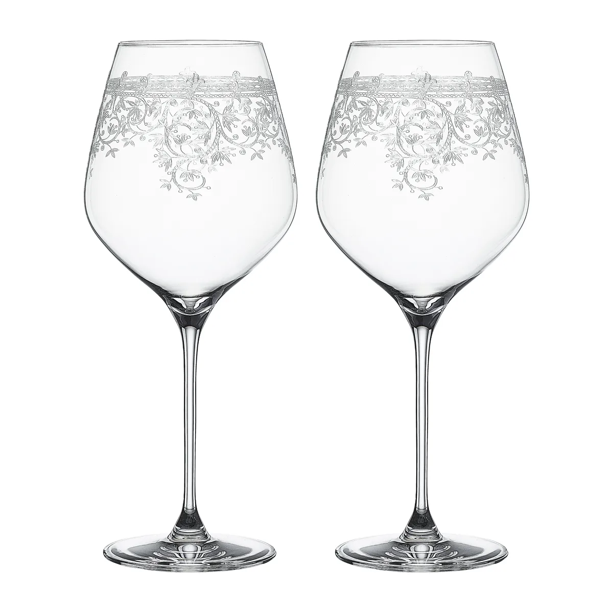 Spiegelau Arabesque Burgundy rödvinsglas 84 cl 2-pack Klar