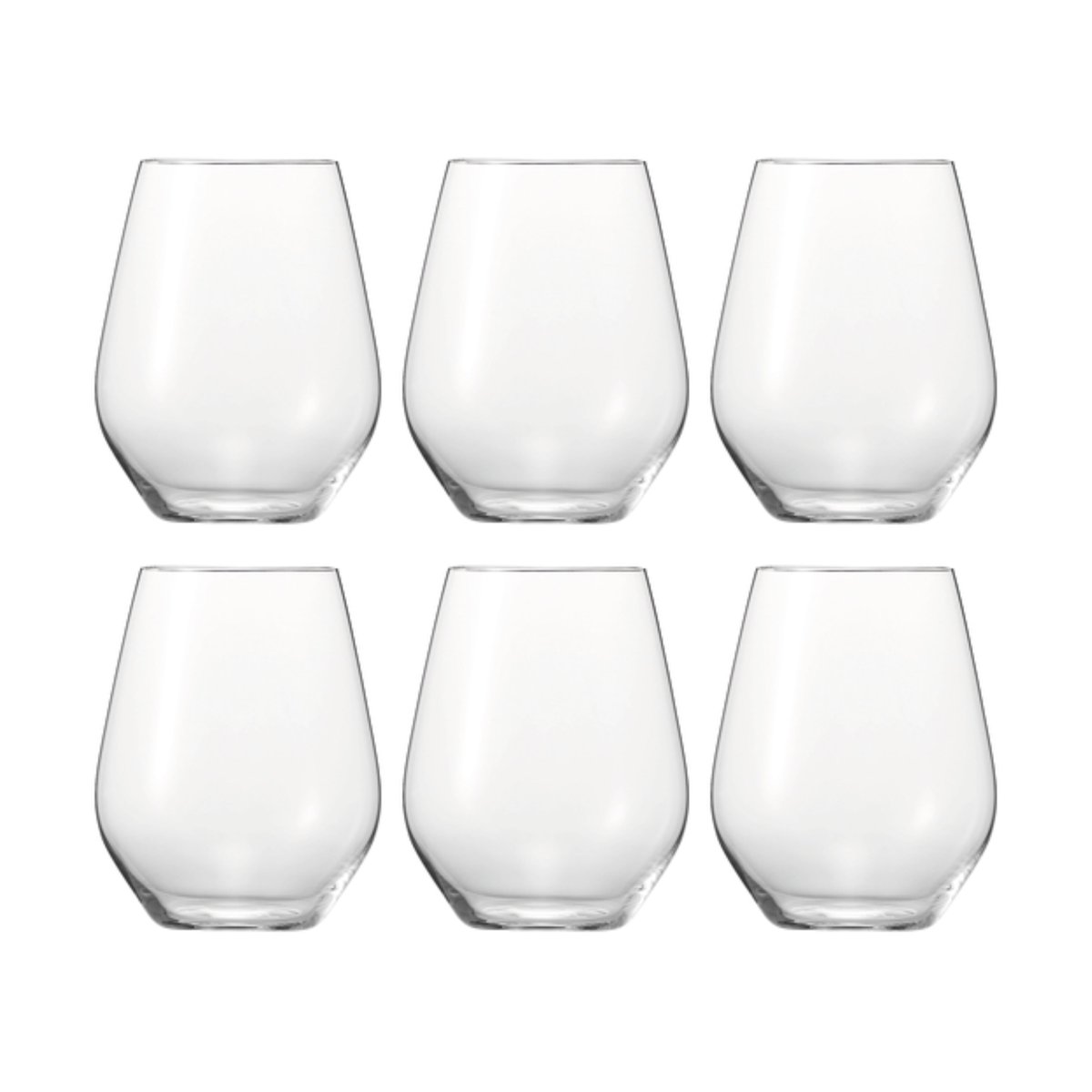 Spiegelau Authentis Casual rödvinsglas 46 cl 6-pack Klar