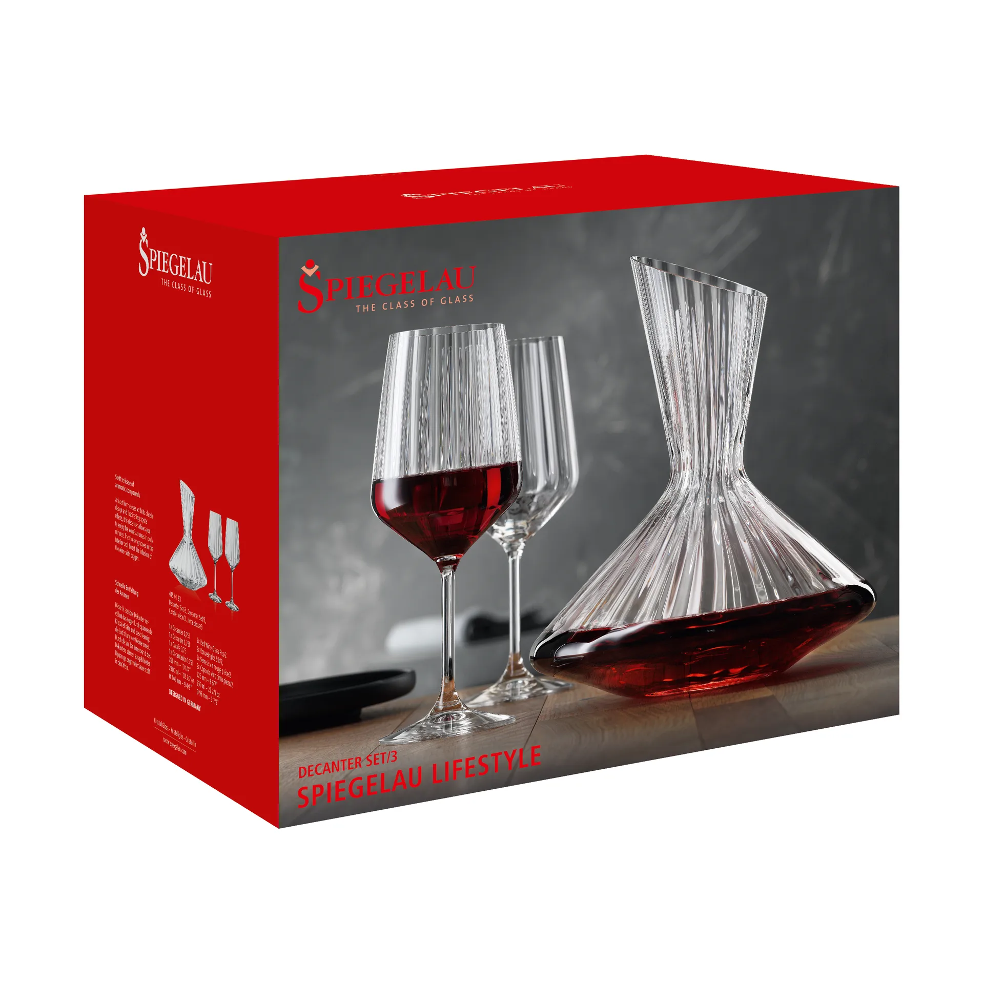 LifeStyle Decanterset 3 delar, Klar Spiegelau