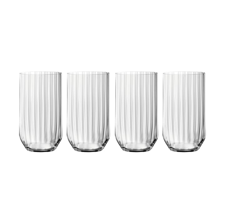 Linear long drink glas 44,5 cl 4-pack - Klar - Spiegelau