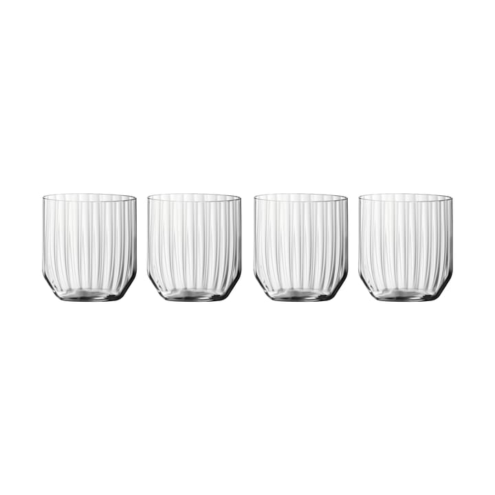 Linear whiskey tumbler 34,5 cl glas 4-pack - Klar - Spiegelau