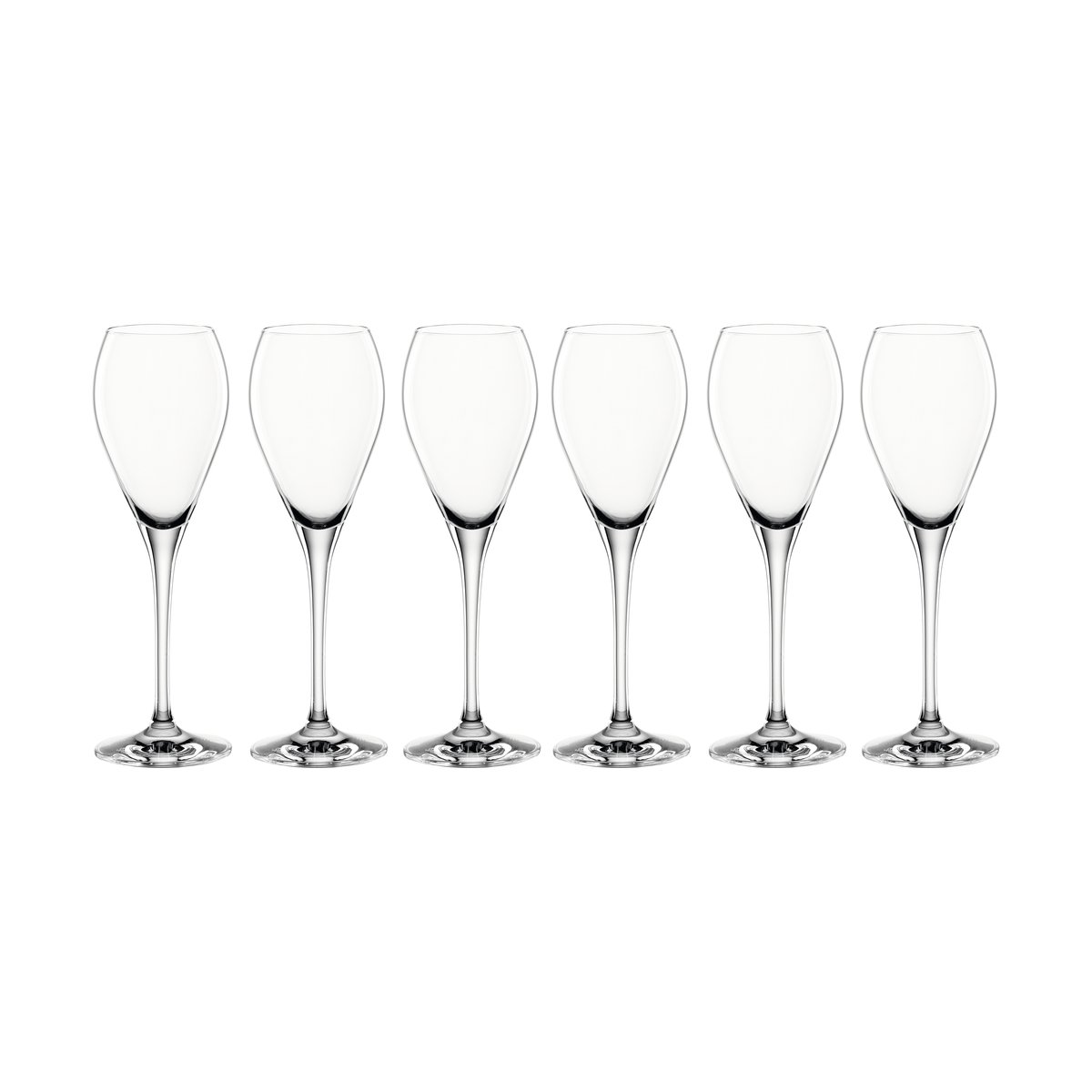 Spiegelau Party champagneglas 16 cl 6-pack | Skandinavisk Design | Champagneglas | Transparent