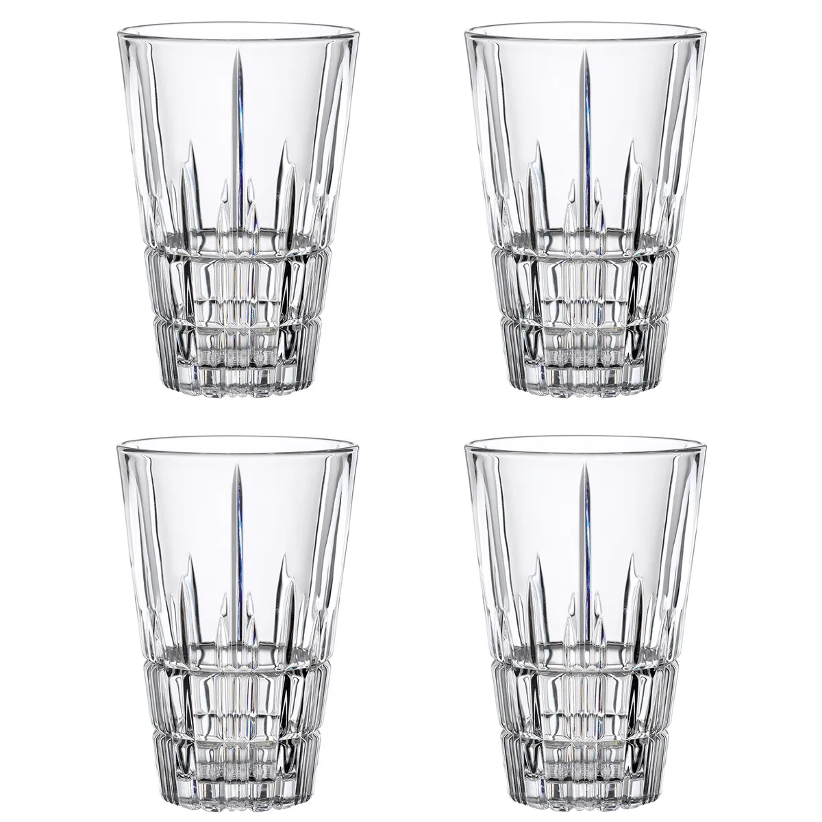 Spiegelau Perfect Serve Latte Macchiatoglas, 4-pack klar