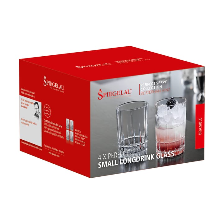 Perfect Serve Longdrinkglas 24cl , 4-pack, klar Spiegelau
