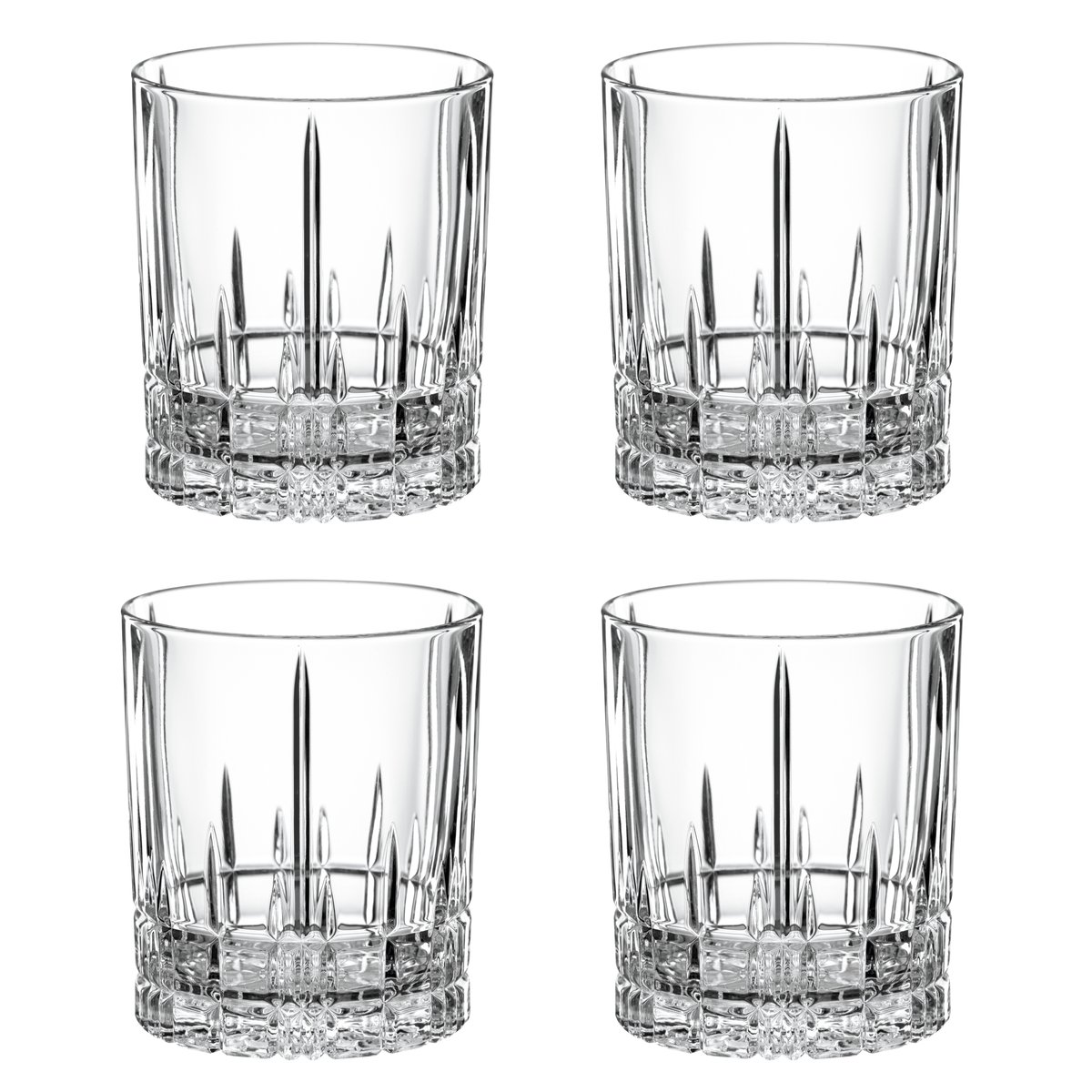 Spiegelau Perfect Serve Whiskeyglas DOF 37cl , 4-pack klar