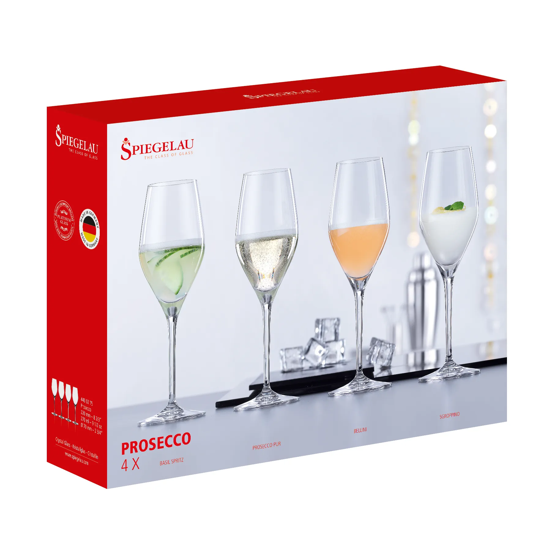 Special Proseccoglas 4-pack, Klar Spiegelau