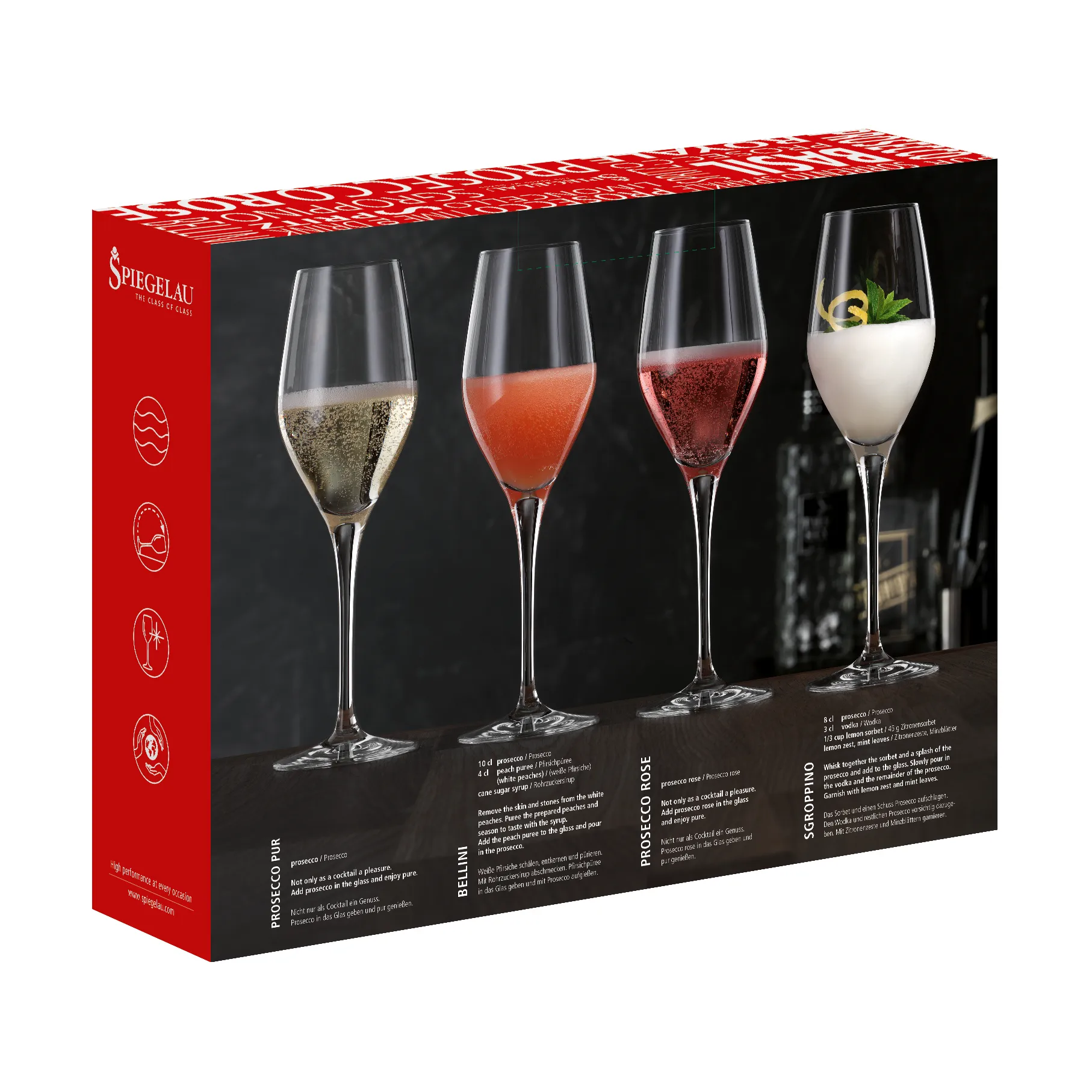Special Proseccoglas 4-pack, Klar Spiegelau