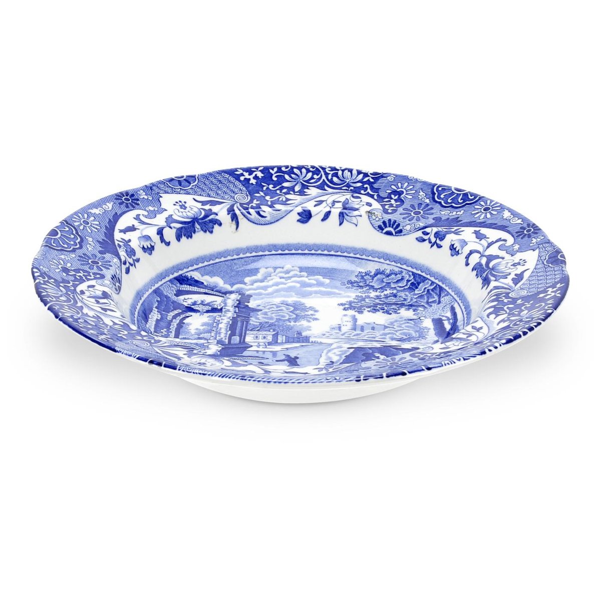 Spode Blue Italian djup tallrik 23 cm | Skandinavisk Design | Djupa tallrikar | Blå