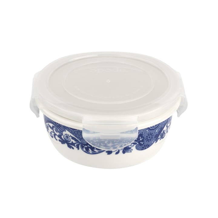 Blue Italian förvaringsburk med lock - 15 cm - Spode