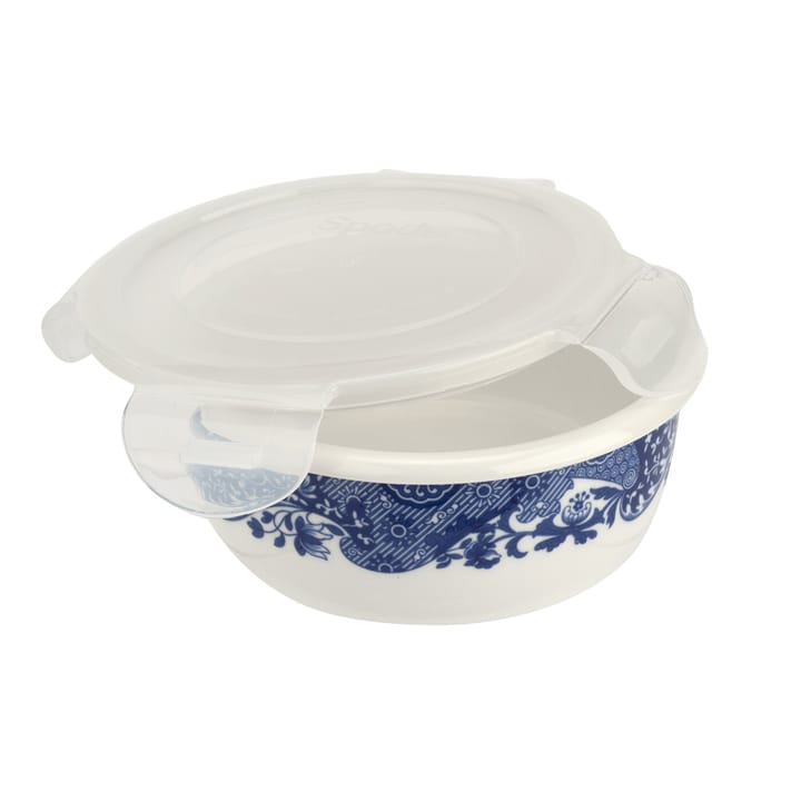 Blue Italian förvaringsburk med lock, 15 cm Spode
