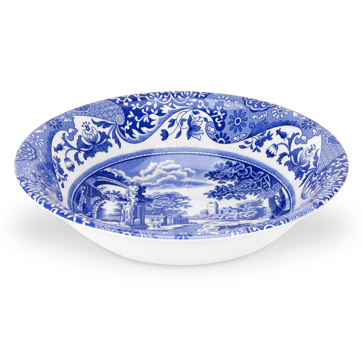 Spode Blue Italian frukostskål 20 cm | Skandinavisk Design | Frukostskålar | Blå