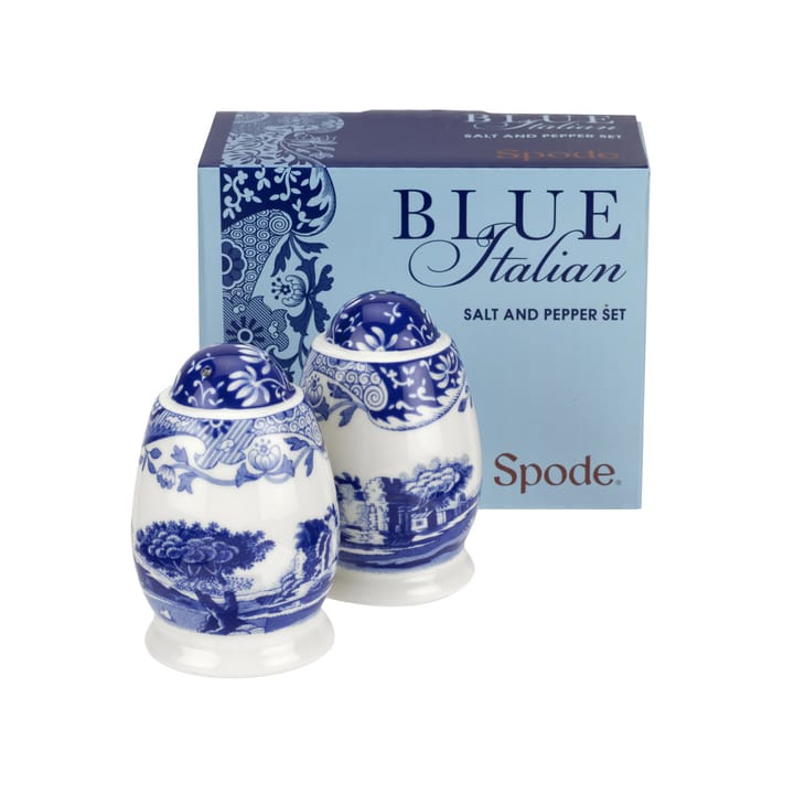 Blue Italian salt- och pepparset - 7,5 cm - Spode