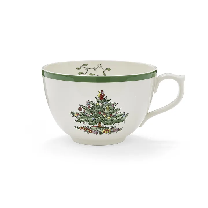 Christmas Tree jumbomugg - White-green-red, 56 cl - Spode