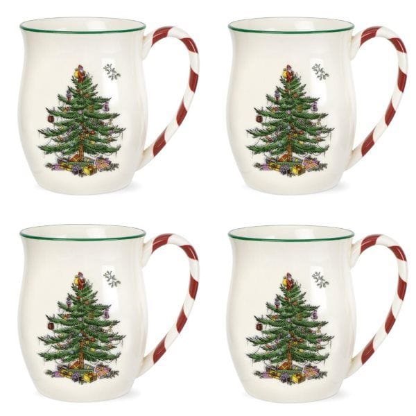 Christmas Tree mugg 40 cl 4-pack - Peppermint - Spode