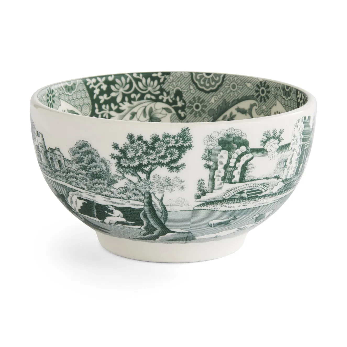 Heritage Green Italian skål, Grön, Ø11 cm Spode