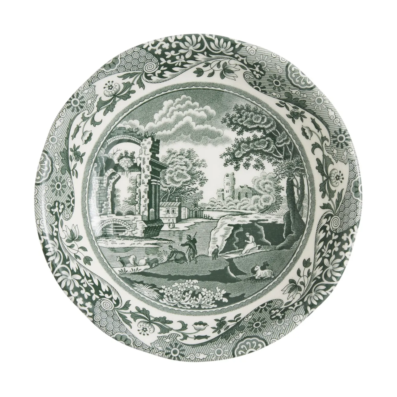 Heritage Green Italian skål, Grön, Ø15 cm Spode