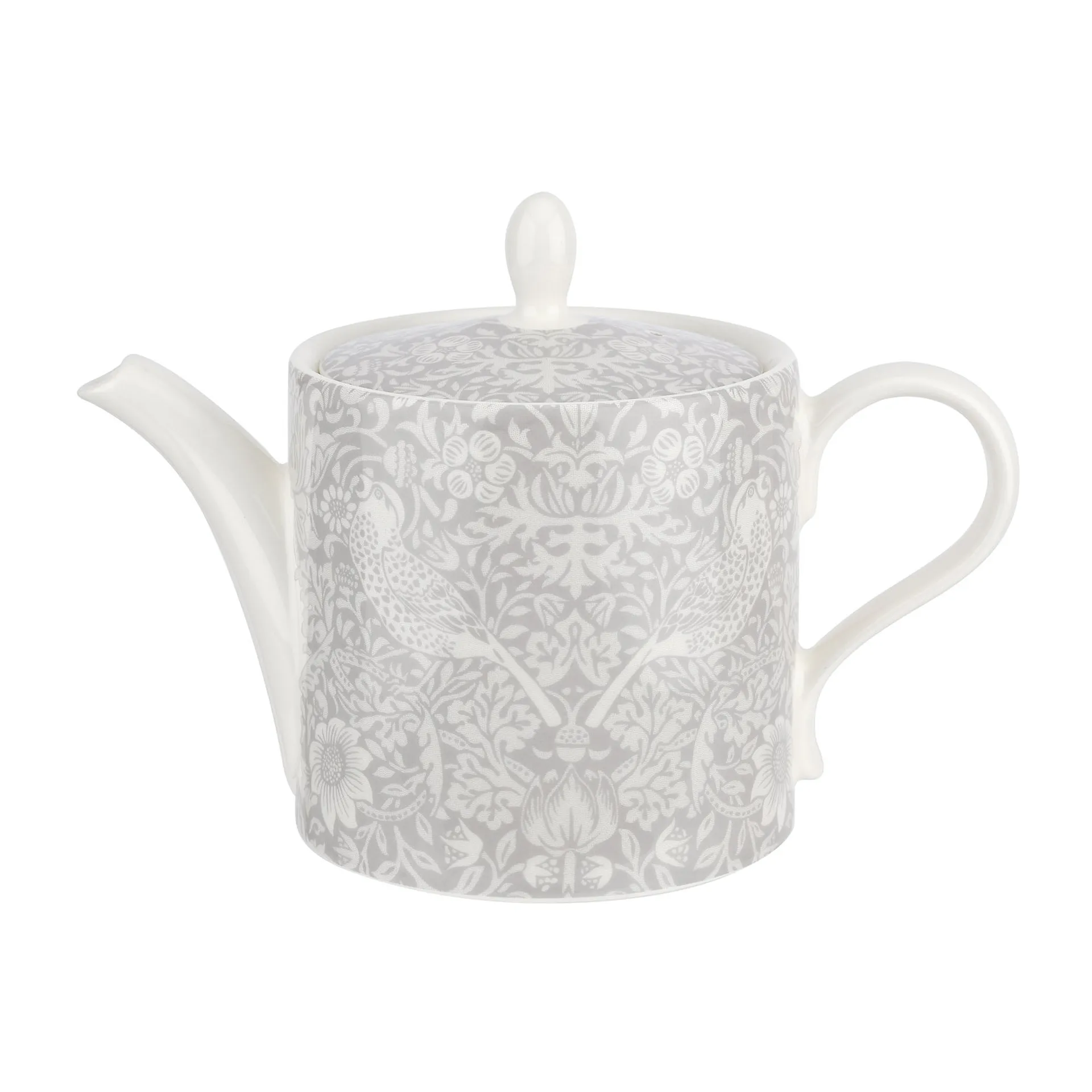 Strawberry Thief tekanna 1,1 liter, Grey Spode