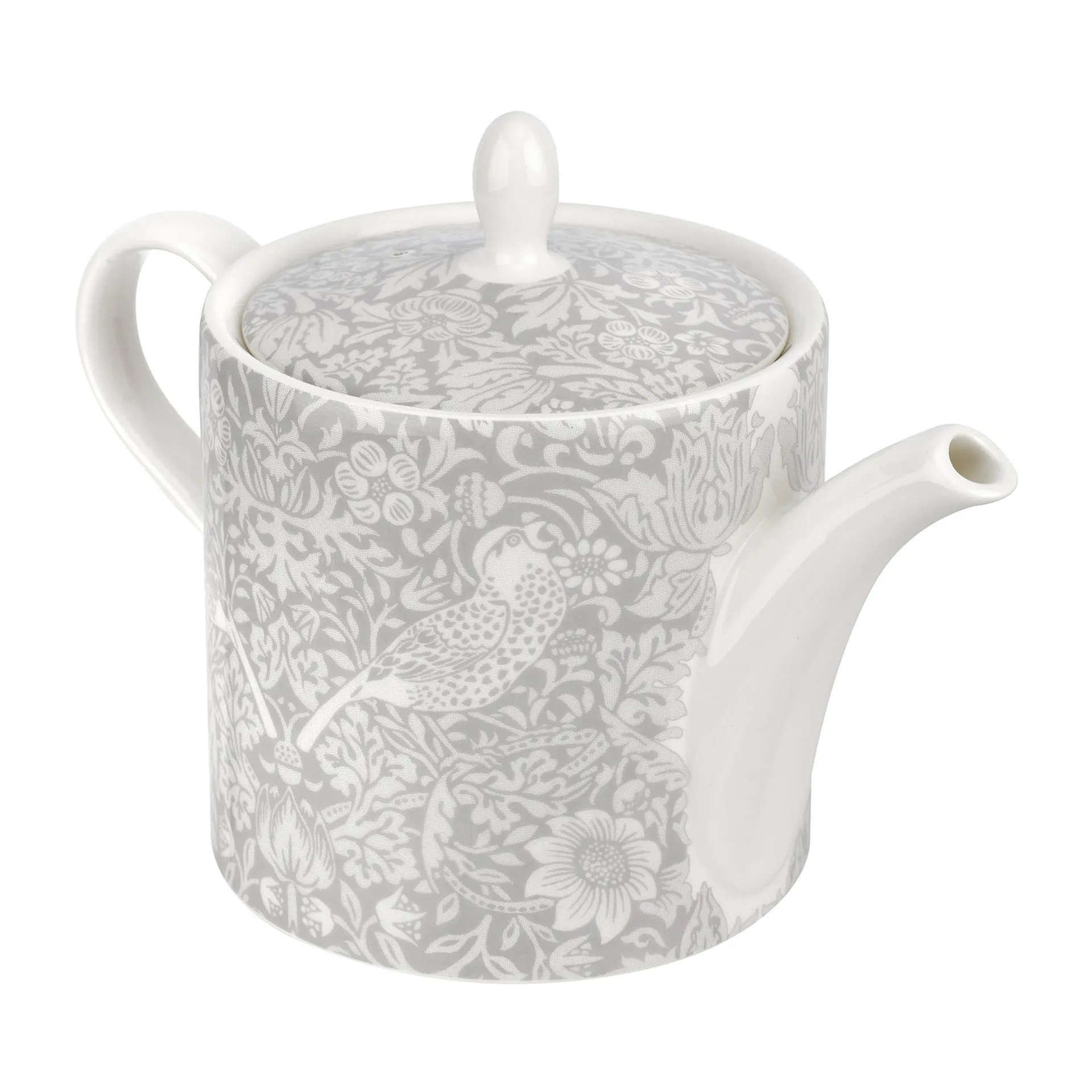 Strawberry Thief tekanna 1,1 liter, Grey Spode