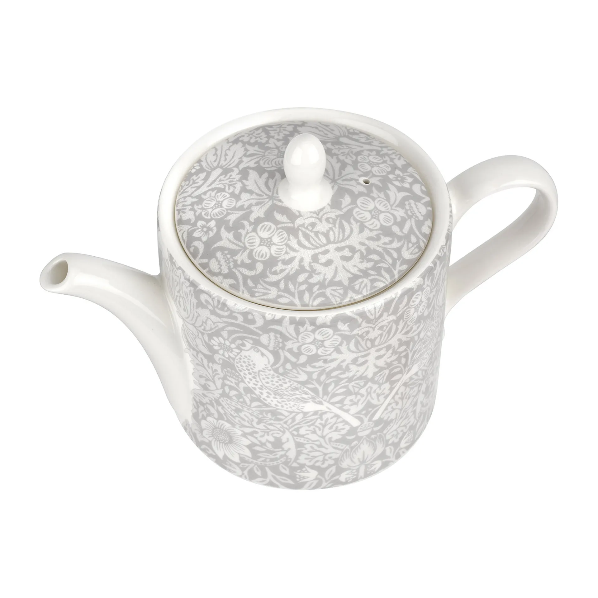 Strawberry Thief tekanna 1,1 liter, Grey Spode