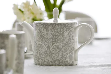 Strawberry Thief tekanna 1,1 liter - Grey - Spode