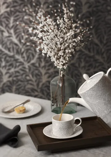 Strawberry Thief tekanna 1,1 liter - Grey - Spode