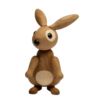 Bonnie kanin dekoration 12,5 cm - Ek - Spring Copenhagen
