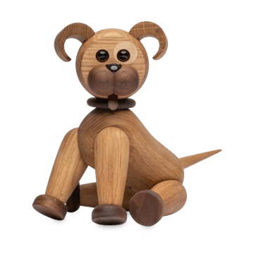 Buddy Hund dekoration 20,5 cm - Ek - Spring Copenhagen