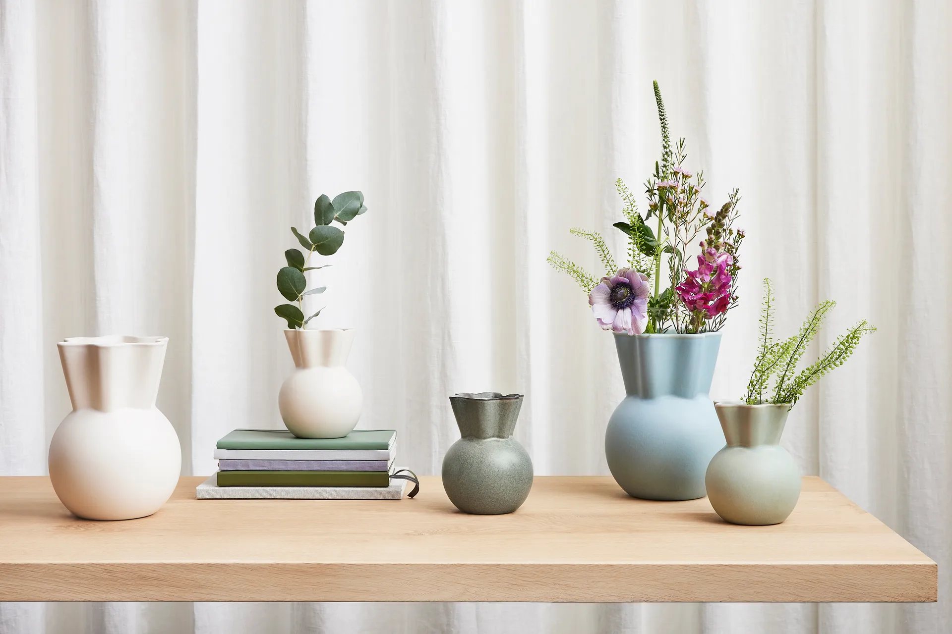 Eva Stæhr-Nielsen vas 20 cm, Ljusblå Spring Copenhagen