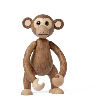 Jolly apa dekoration 11 cm - Ek - Spring Copenhagen