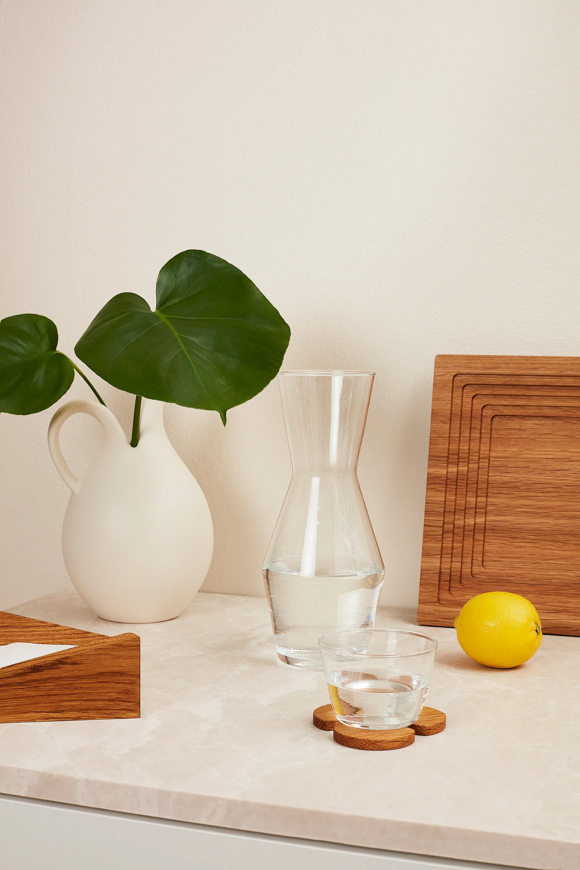 Lucky glasunderlägg 4-pack, Ek Spring Copenhagen