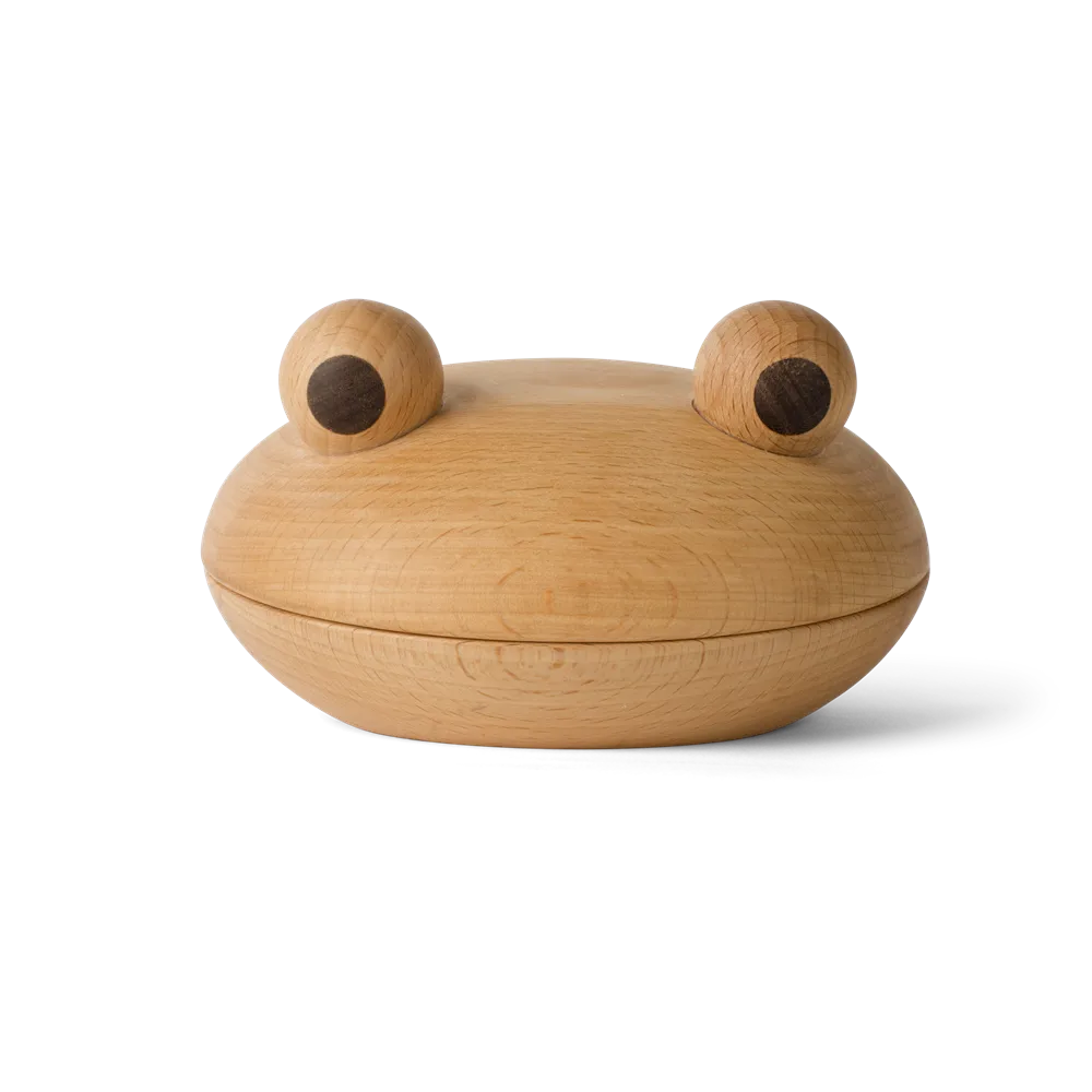 The Frog Träskål 14 cm, Bokträ-valnöt Spring Copenhagen