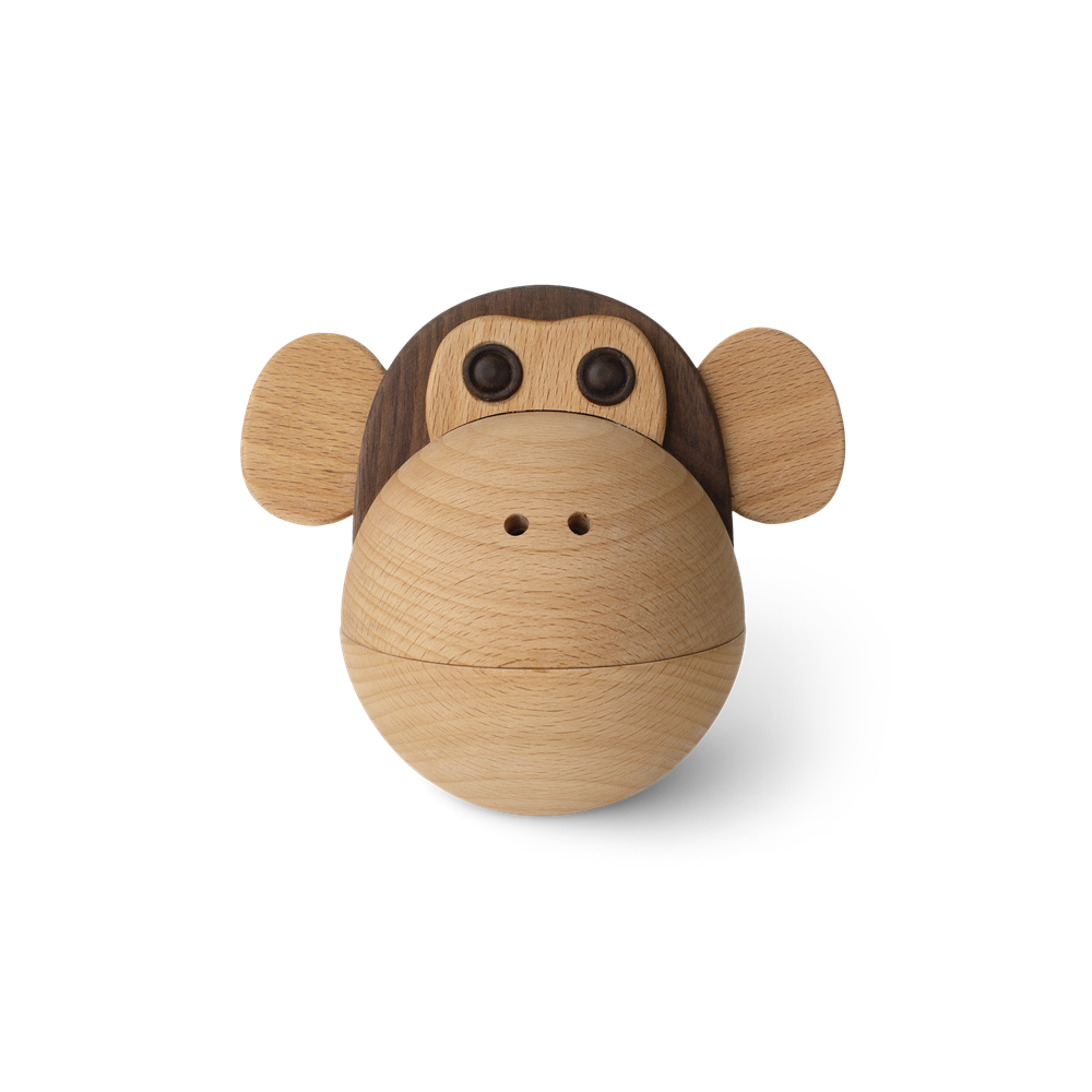 Spring Copenhagen The Monkey skål 14 cm Bok-valnöt | Skandinavisk Design | Dekorationsdetaljer |
