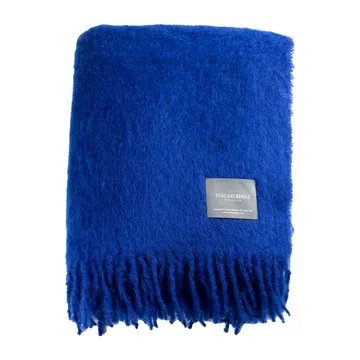 Mohair pläd - Indigo - Stackelbergs