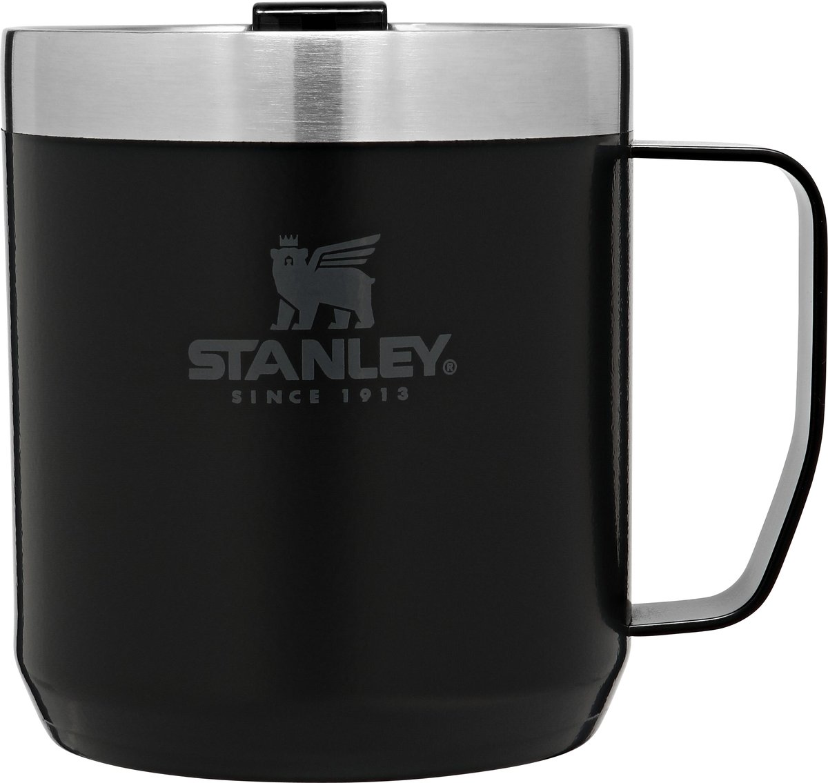 Stanley Termokopp camp mugg 0,35 l Mattsvart | Skandinavisk Design | Termosmuggar | Svart