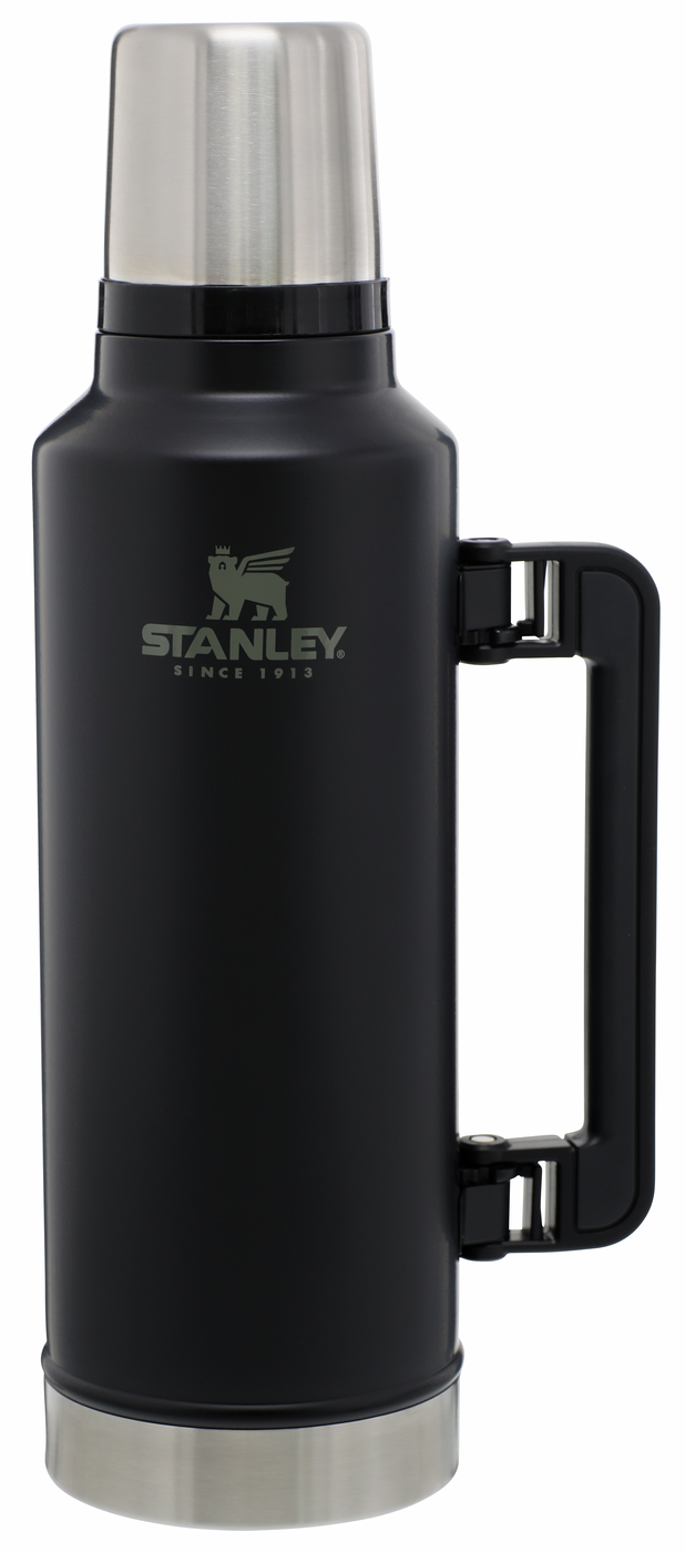 Stanley Termos Classic Vacuum 1,9 l Mattsvart | Skandinavisk Design | Termosar | Svart