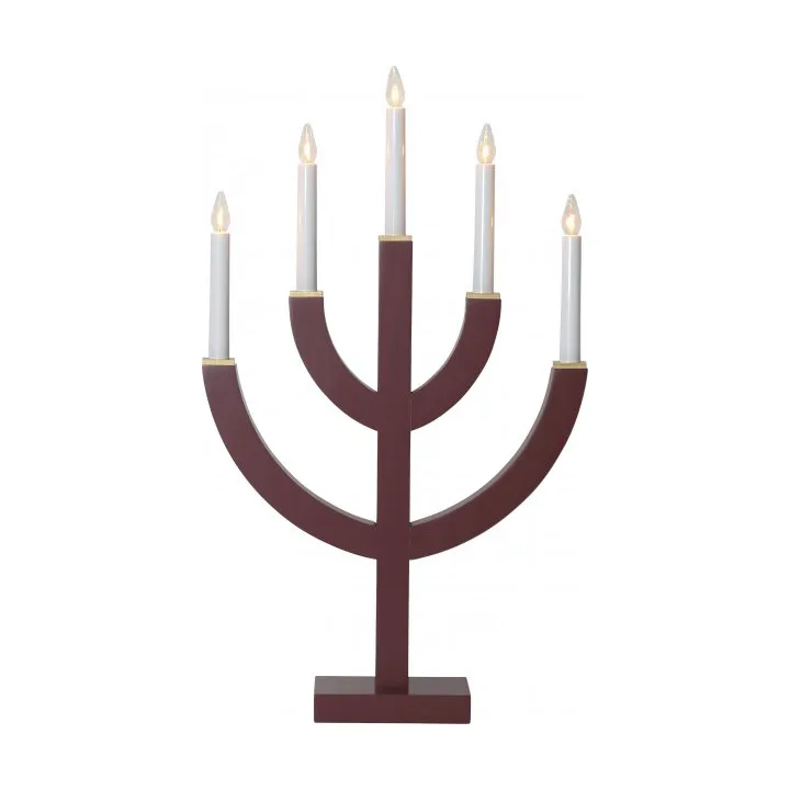 Star Trading Anno 5 ljusstake 59 cm Röd