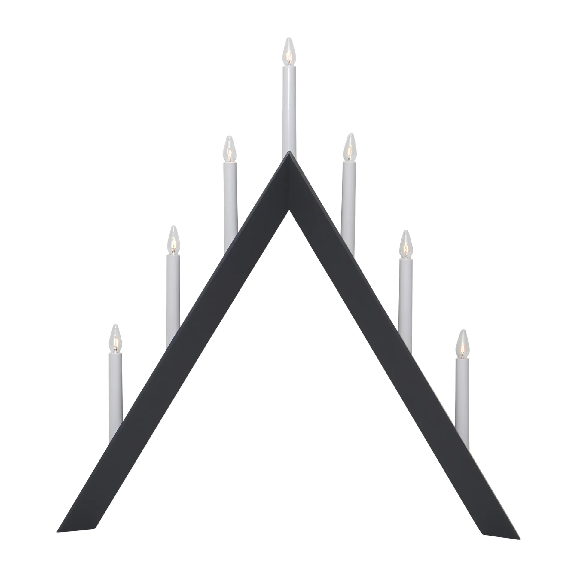 Arrow adventsljusstake 64,5 cm, Grå Star Trading
