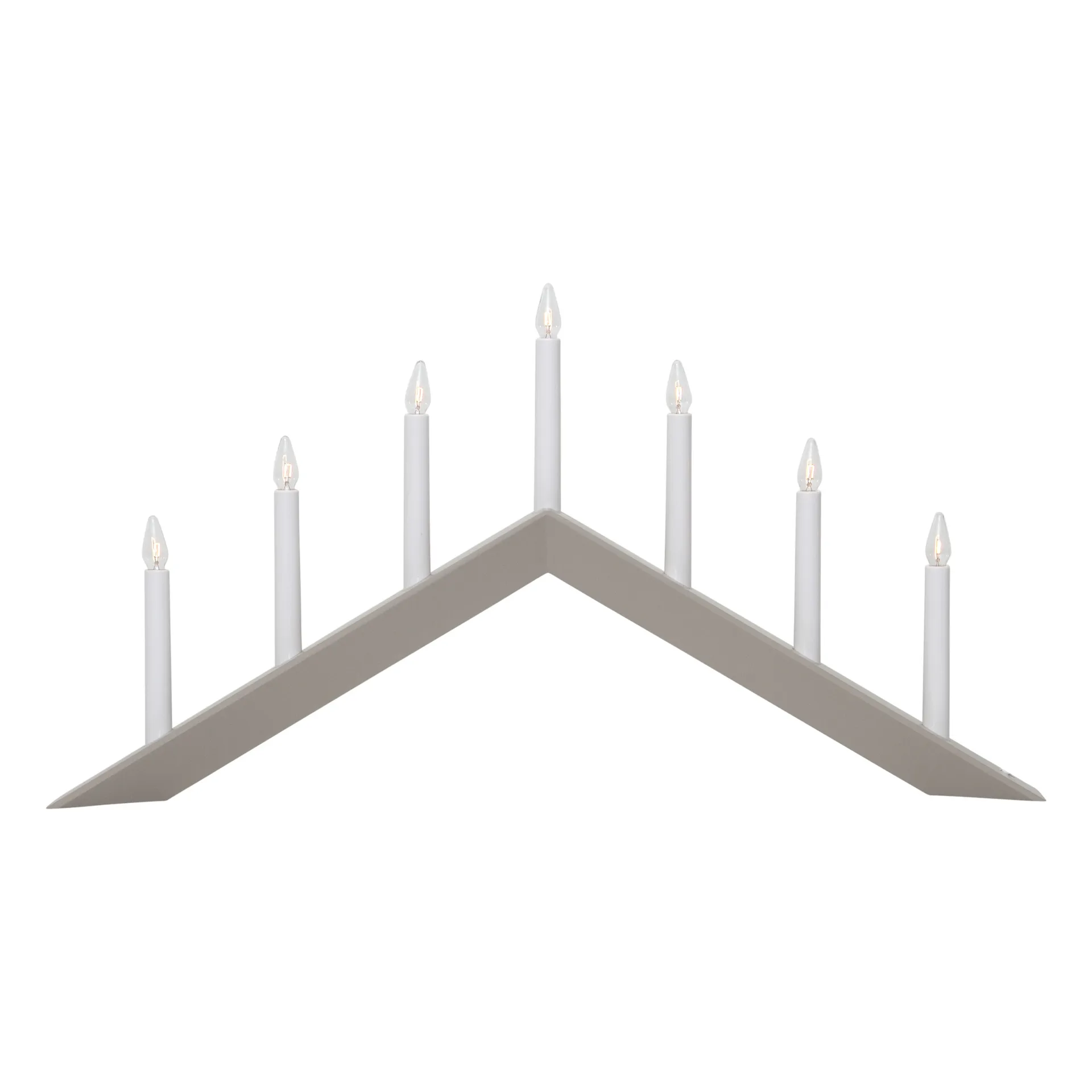 Arrow ljusstake 36 cm, Beige Star Trading