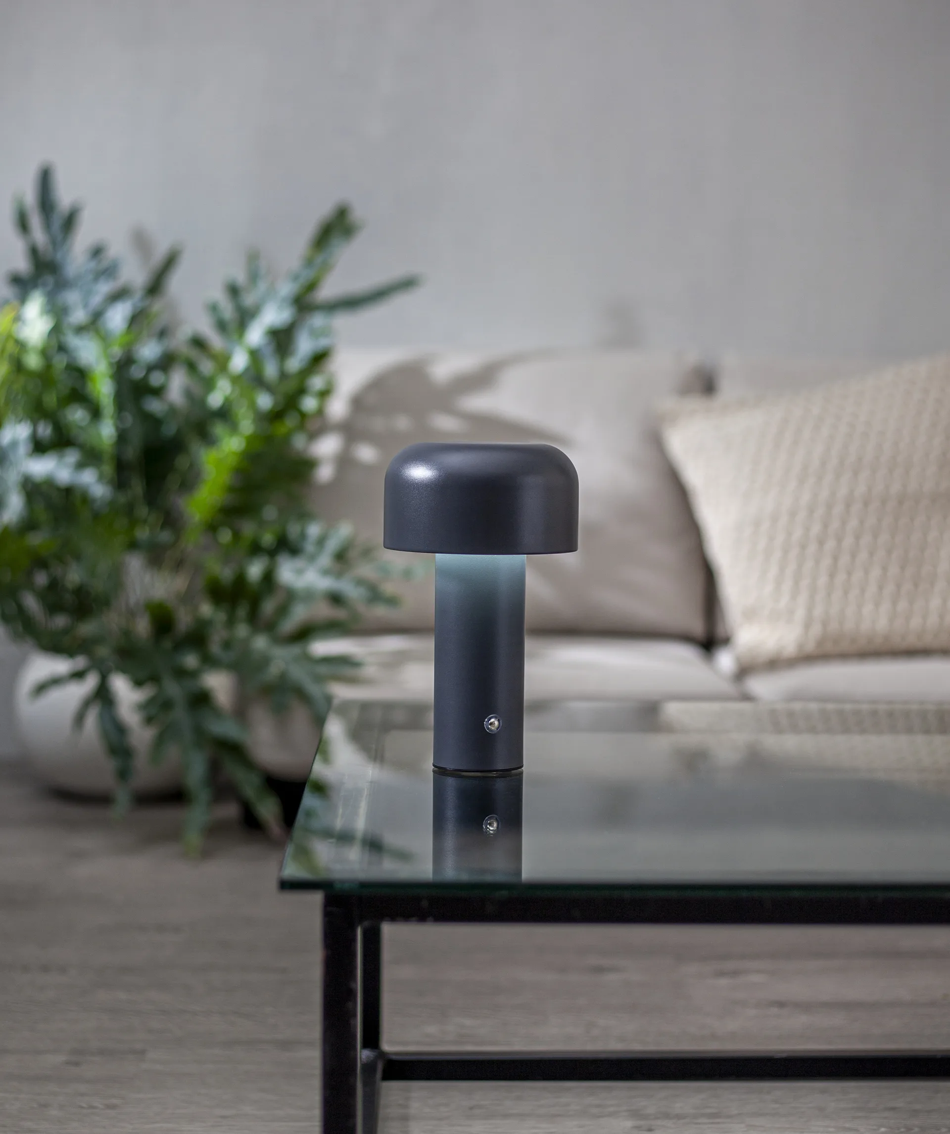 Bobby bordslampa portabel, Grå Star Trading