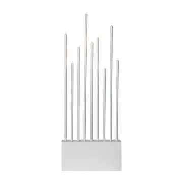 Buzz adventsljusstake - Vit - Star Trading