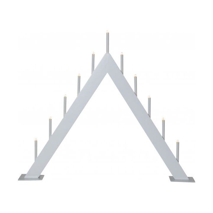 Star Trading Buzz ljusstake 59 cm Vit | Skandinavisk Design | Adventsljusstakar | Vit