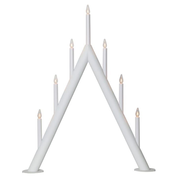 Circum adventsljusstake hög 66 cm, Vit Star Trading