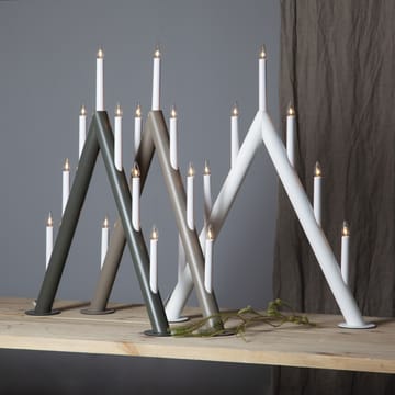 Circum adventsljusstake hög 66 cm - Vit - Star Trading