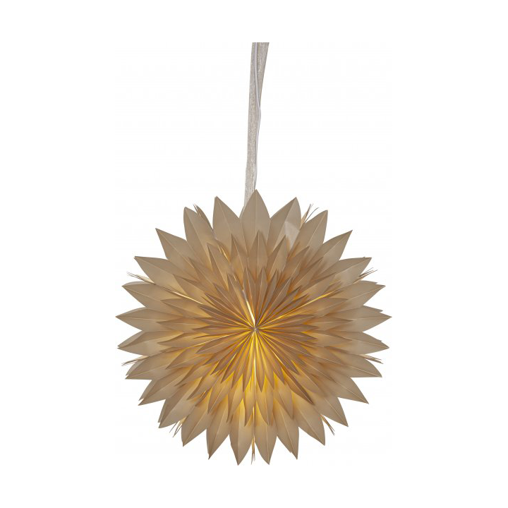 Star Trading Dis pappersstjärna 40 cm Brun | Skandinavisk Design | Adventsstjärnor | Brun